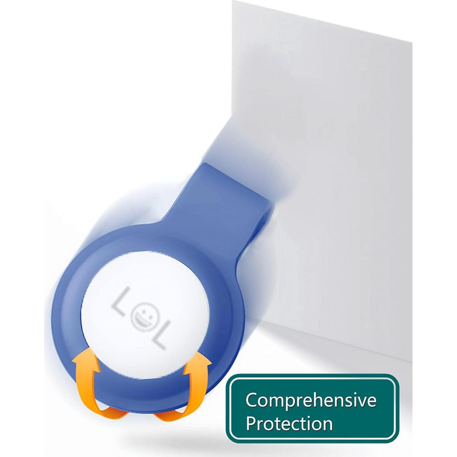 Funda de Silicona Se7enline para AirTag 2-Pack Verde Fluorescente