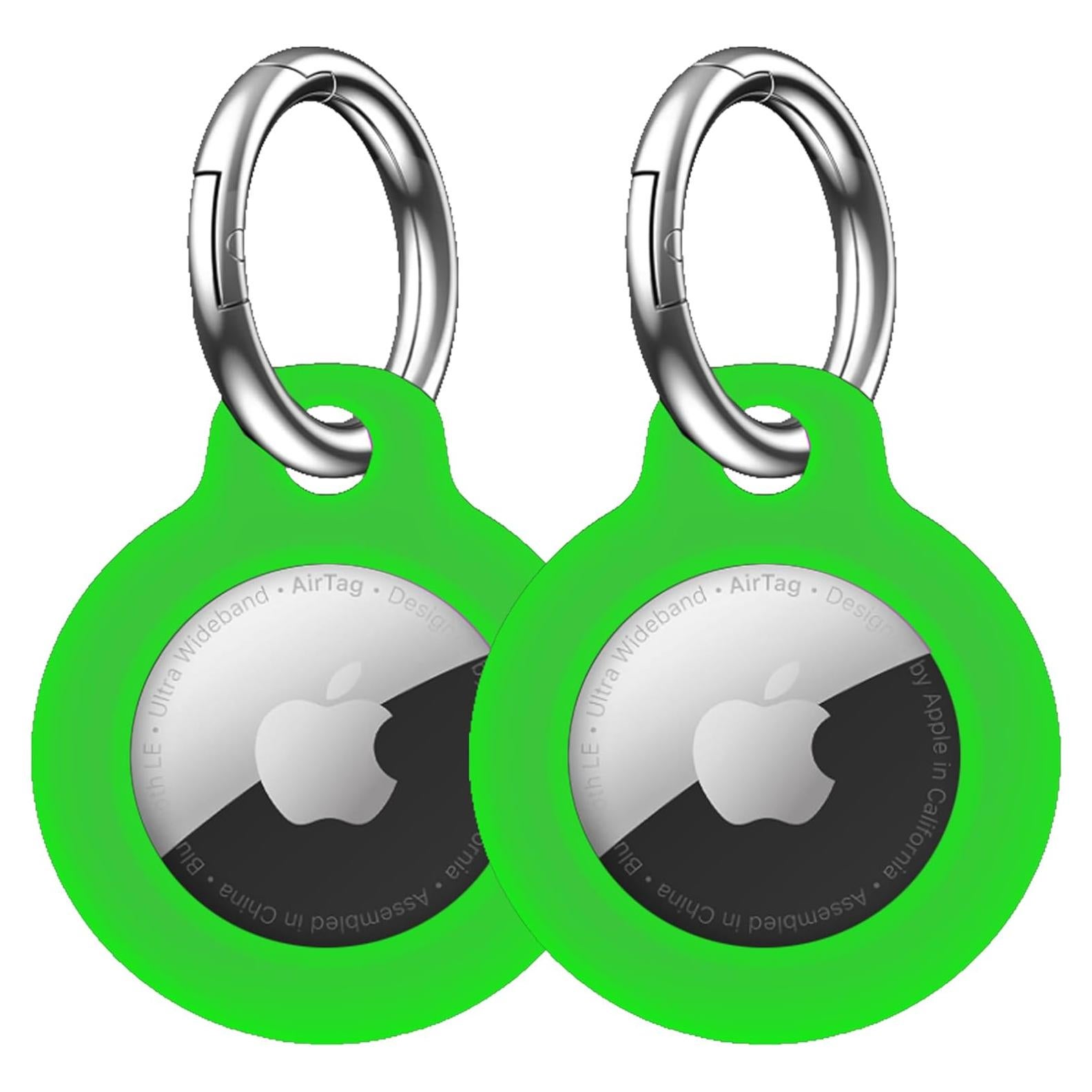 Paquete de 2 Soportes Brillantes GLO-X para AirTag 4 cm