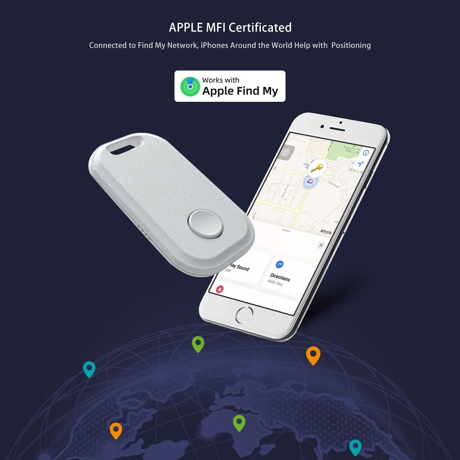 Rastreador Bluetooth AIYATO para Billetera y Mascotas - Paquete de 4