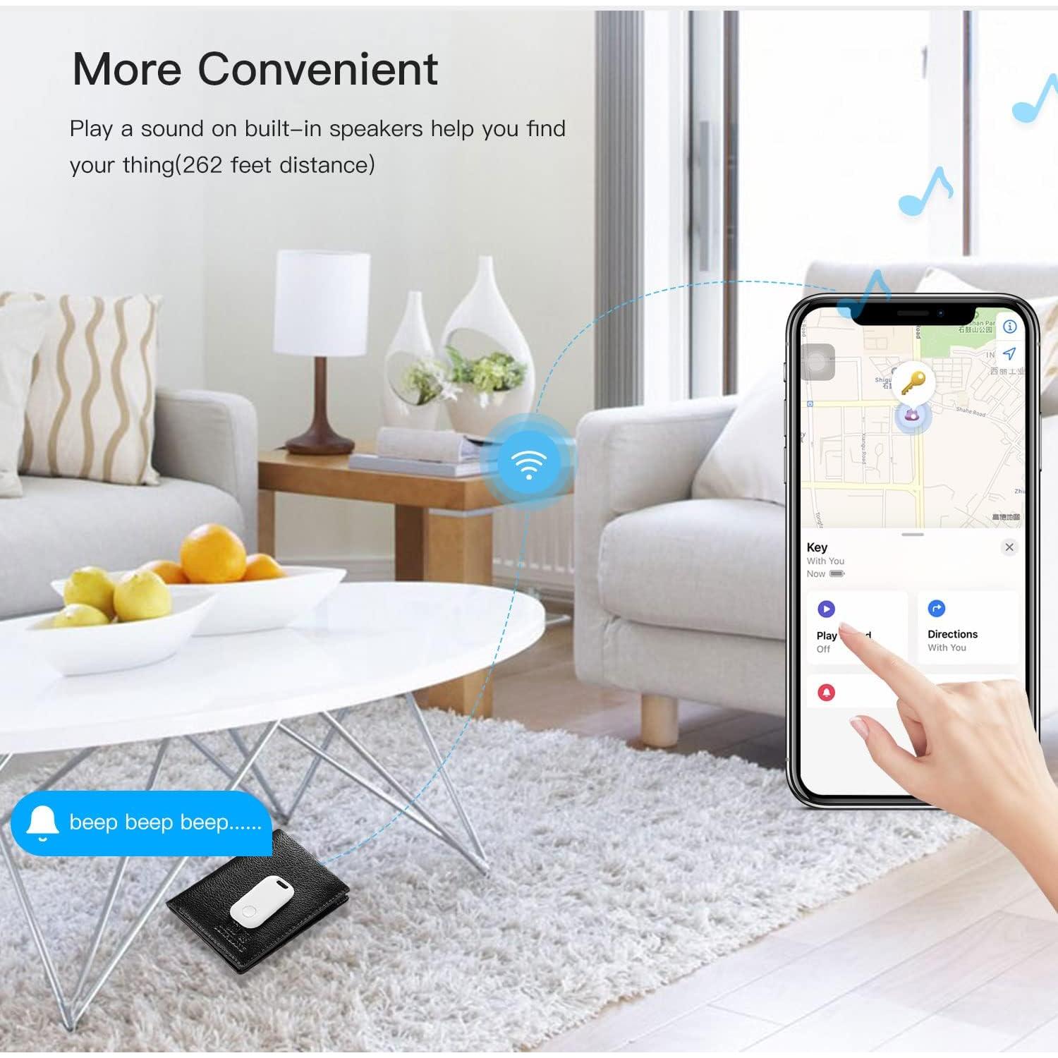 Rastreador Bluetooth AIYATO para Billetera y Mascotas - Paquete de 4