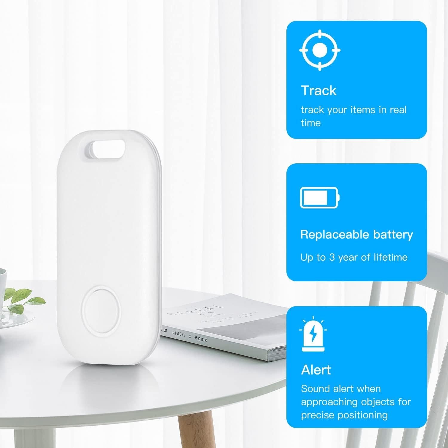 Rastreador Bluetooth AIYATO para Billetera y Mascotas - Paquete de 4