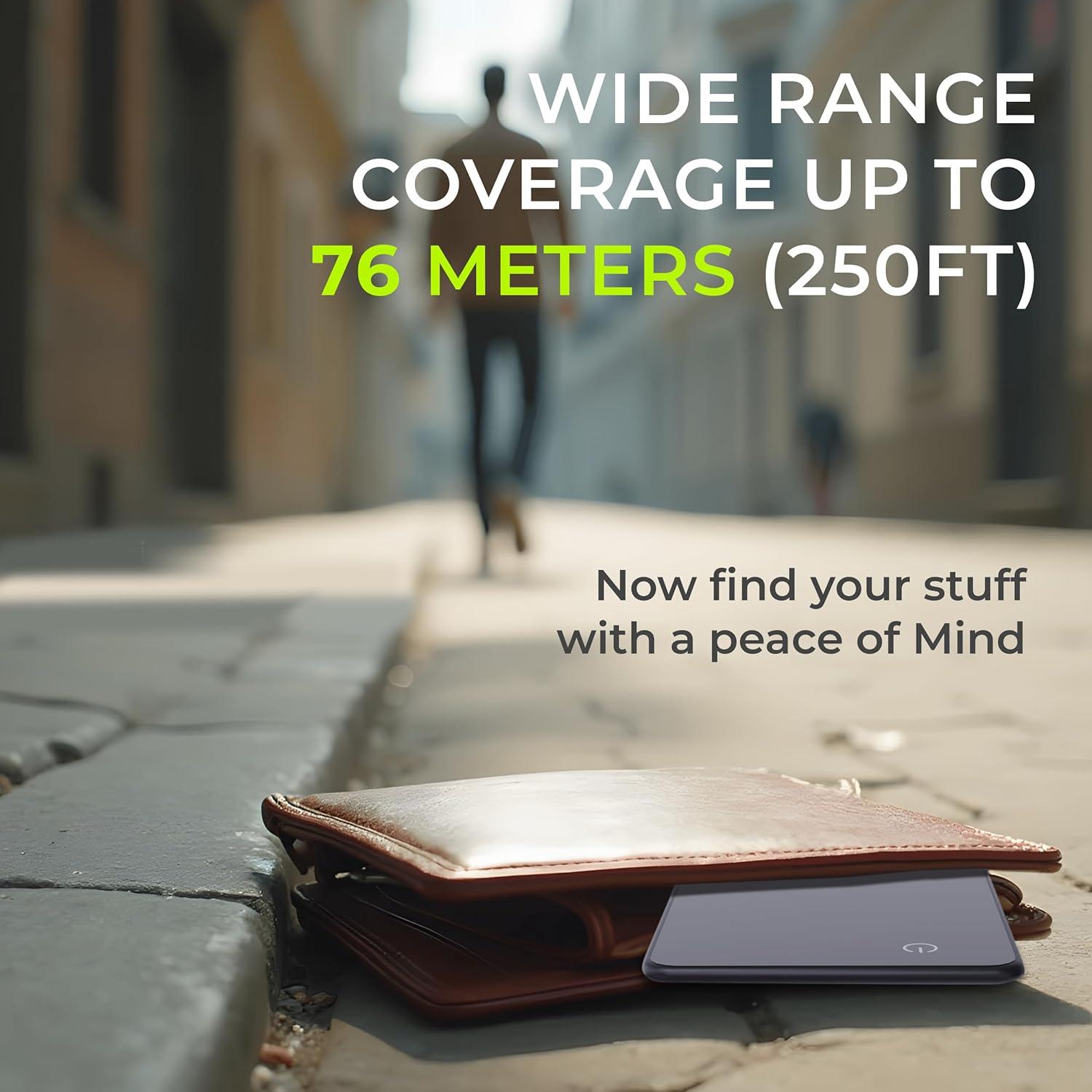 Tarjeta Localizadora de Cartera Skywin - Bluetooth, Negro