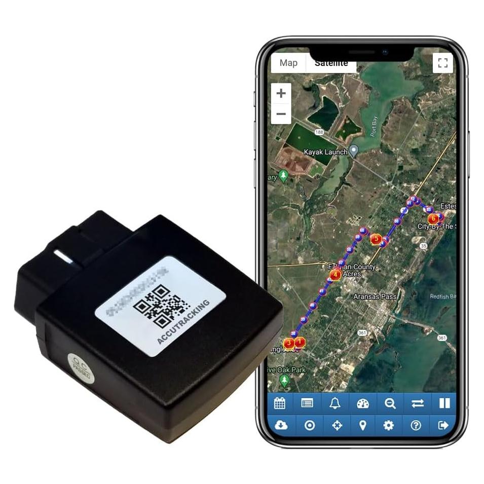Rastreador GPS AccuTracking VTPLUG TK374 OBD-II 4G