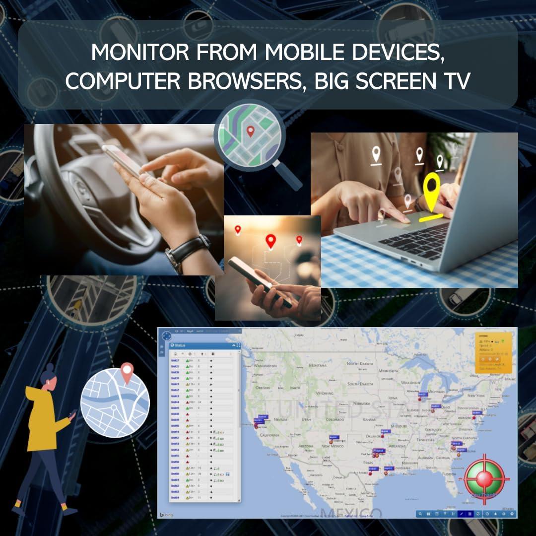 Rastreador GPS AccuTracking VTPLUG TK374 OBD-II 4G