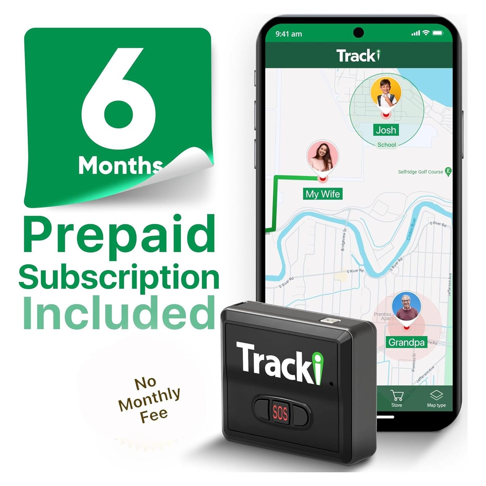 Rastreador GPS Tracki 4G LTE Mini Magnético Sin Cuota