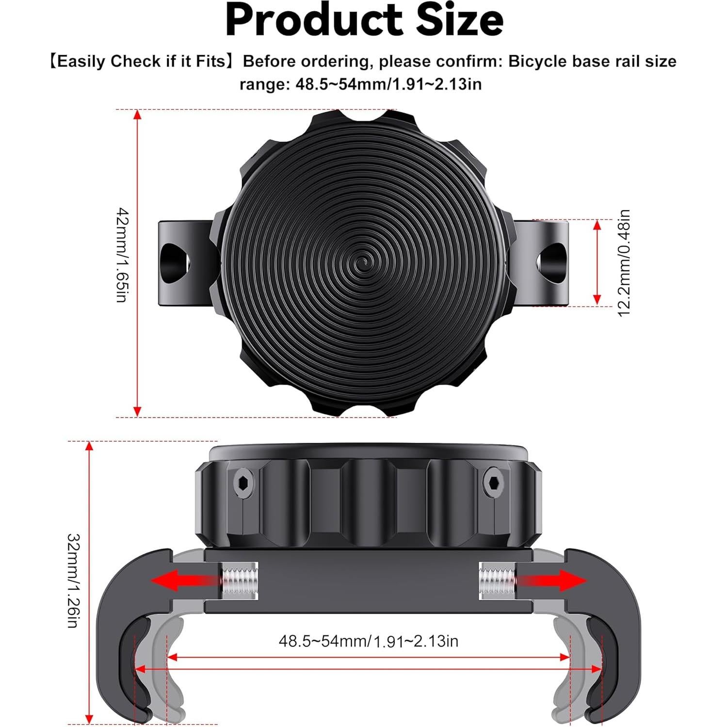 Soporte para AirTag de bicicleta DDJ oculto bajo el asiento