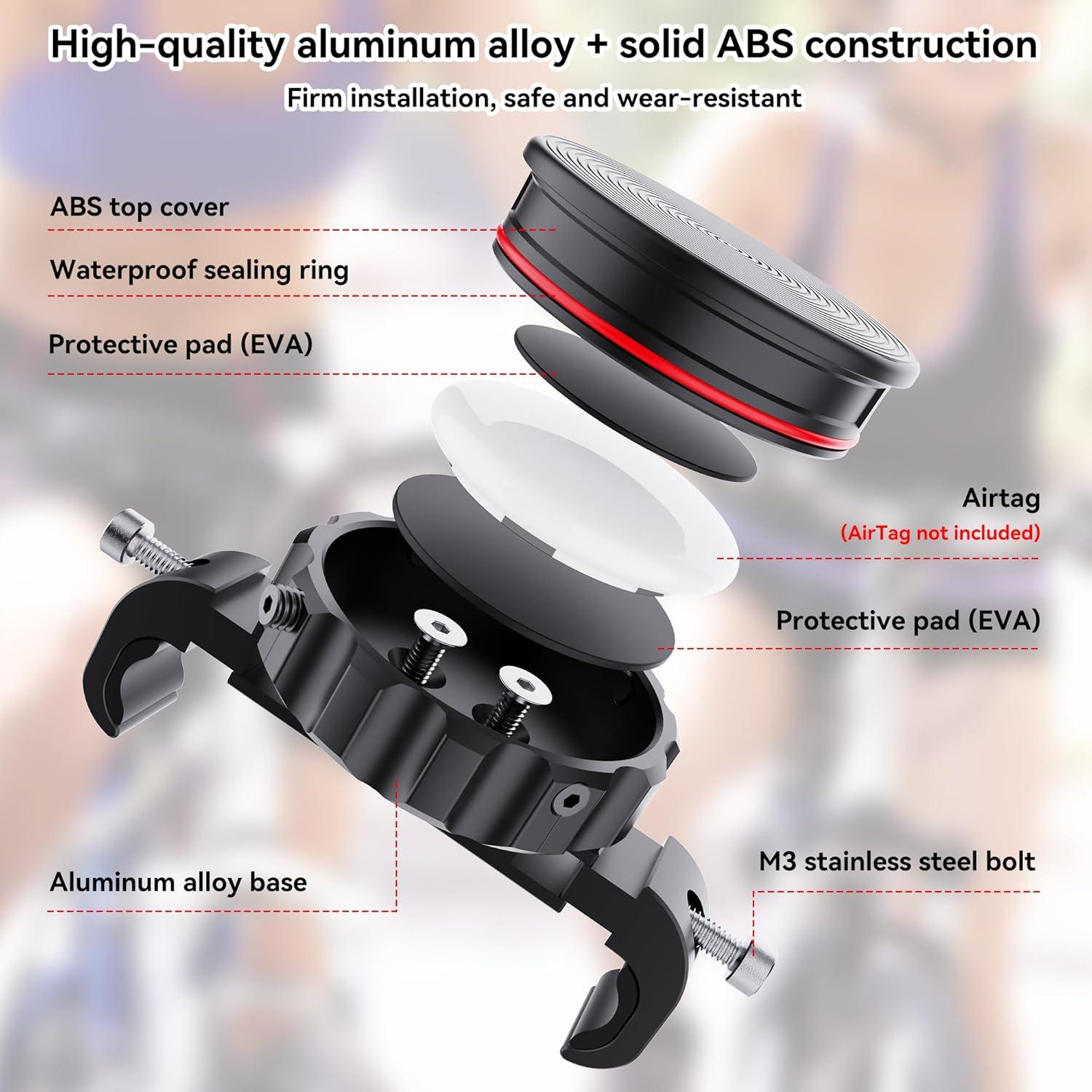Soporte para AirTag de bicicleta DDJ oculto bajo el asiento