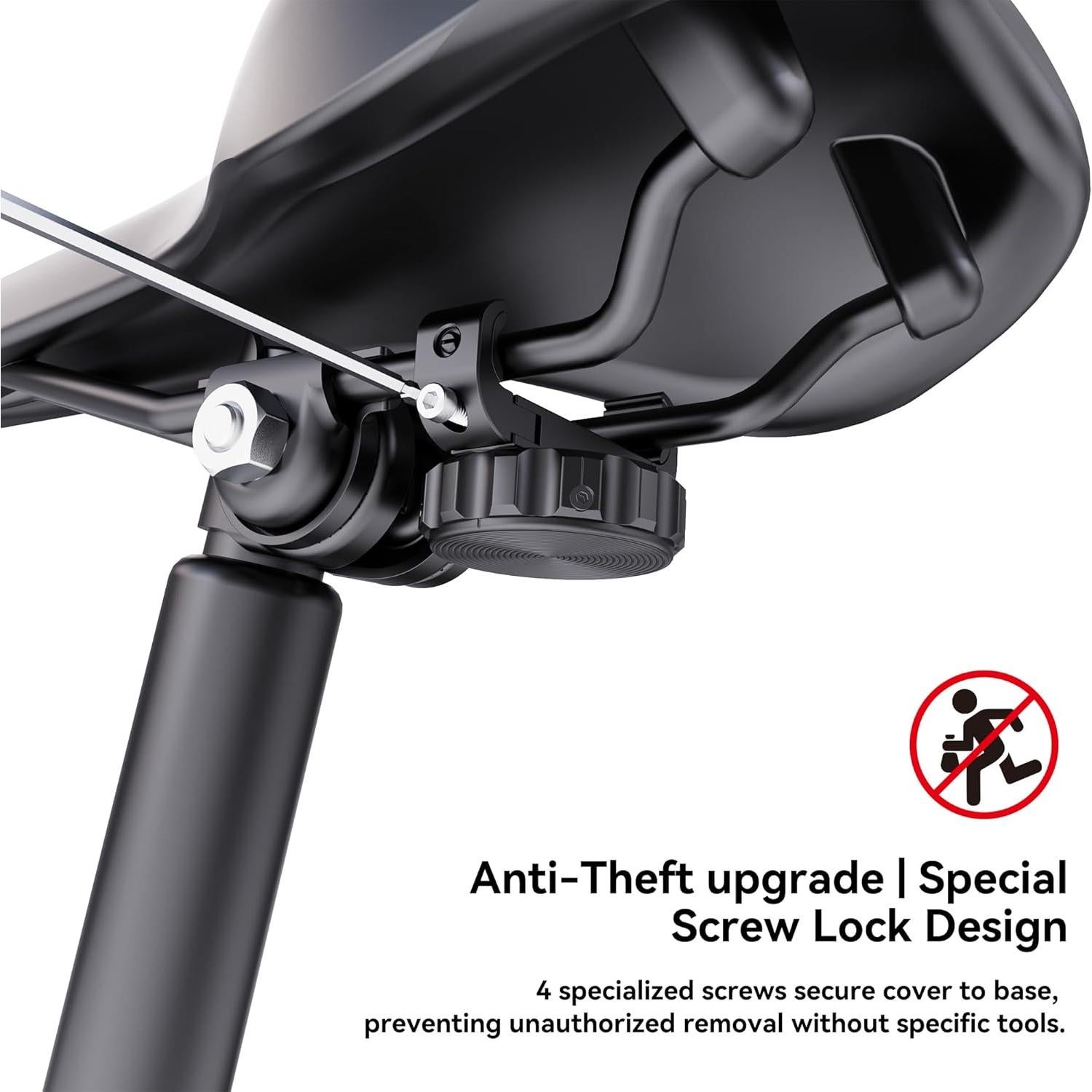 Soporte para AirTag de bicicleta DDJ oculto bajo el asiento