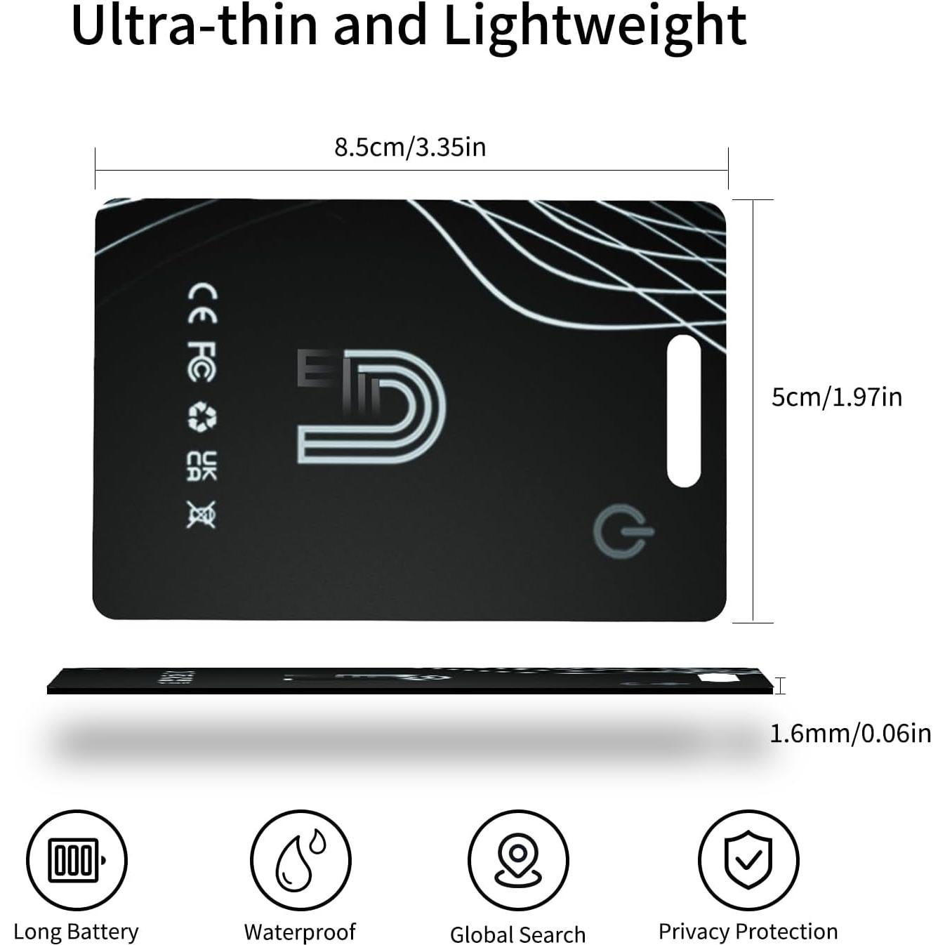 Rastreador Bluetooth DOHOME para Billetera - Certificado Apple MFi