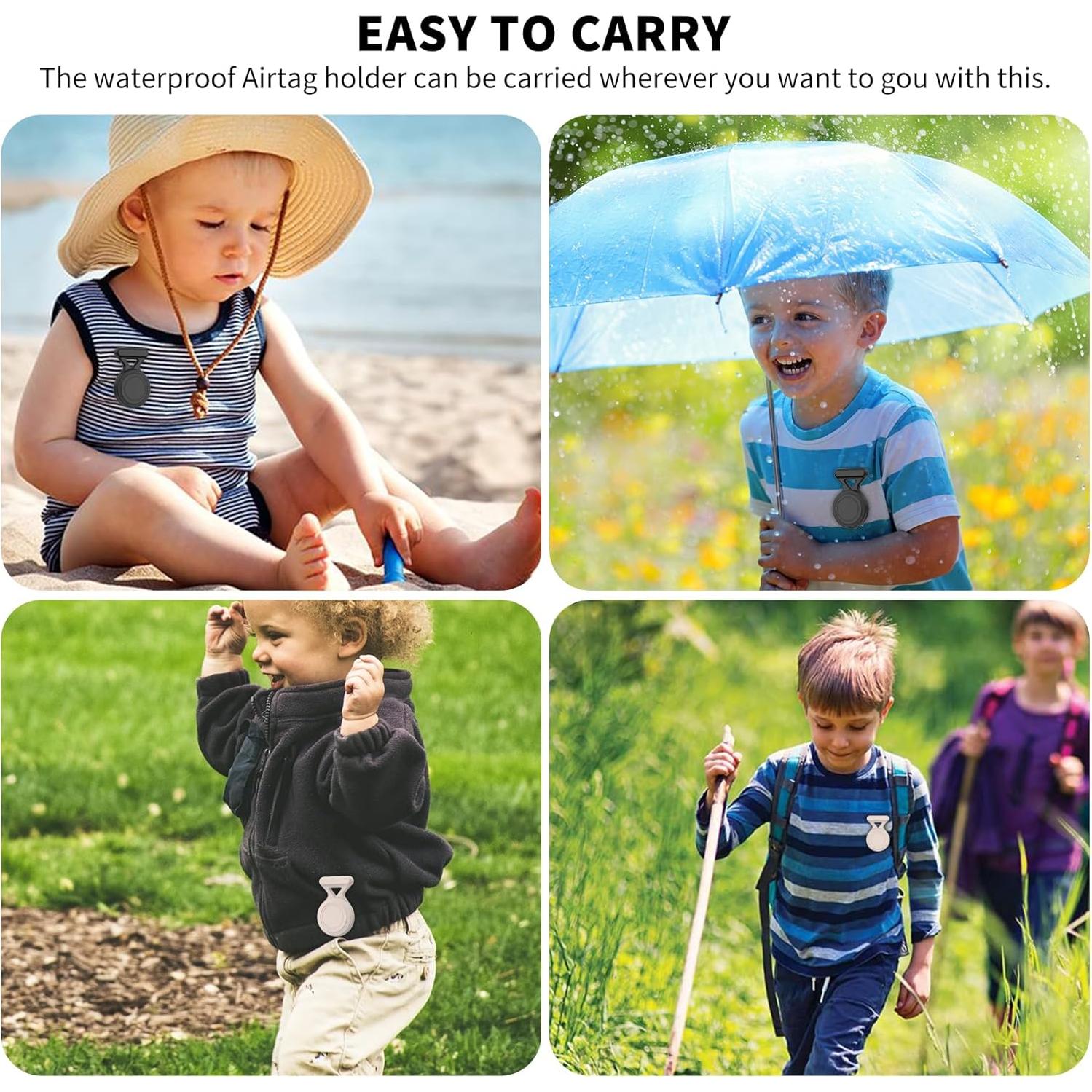 Soporte Oculto para AirTag FGERWZ - Paquete de 4 Unidades