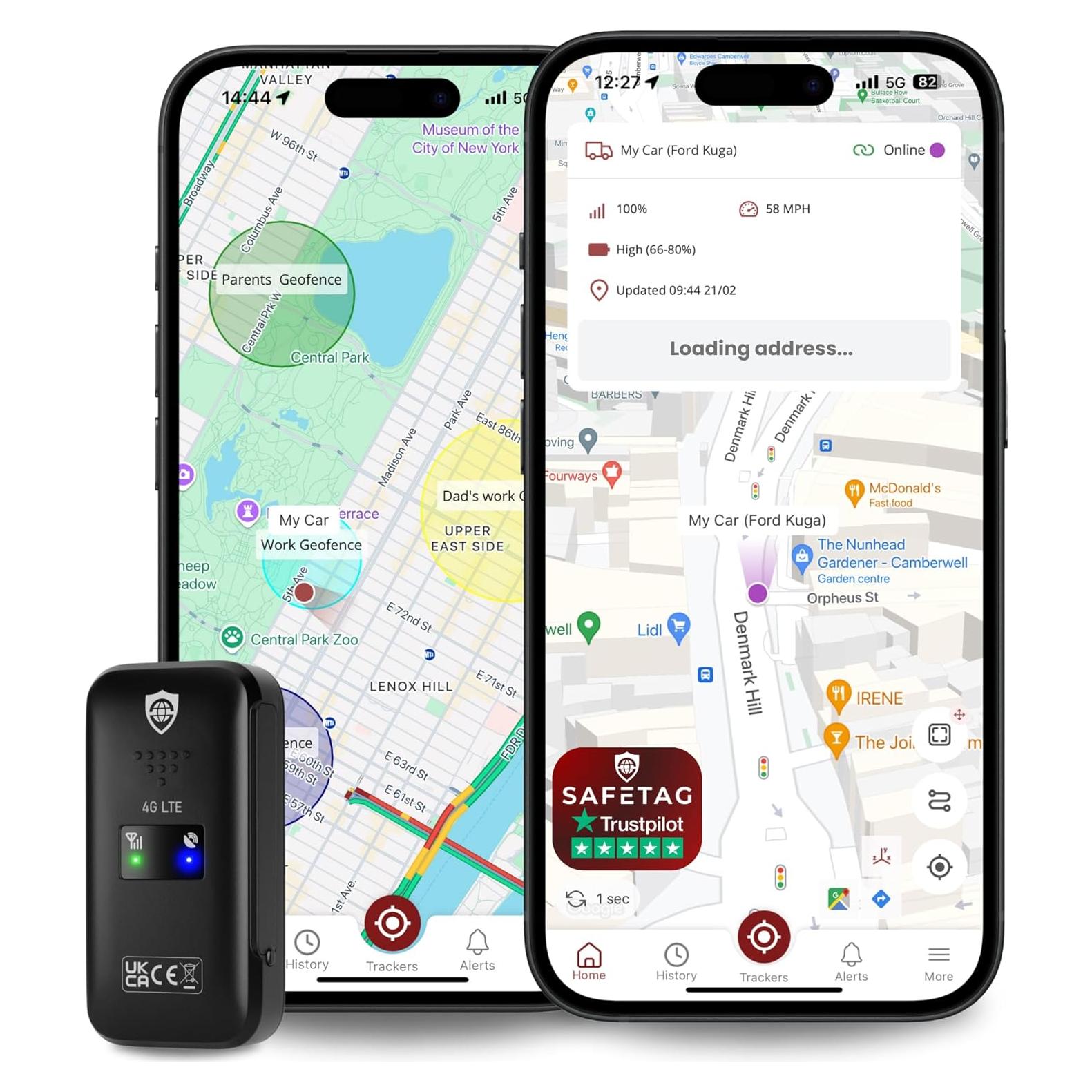 Rastreador GPS Mini 4G SafeTag - Seguimiento en Tiempo Real