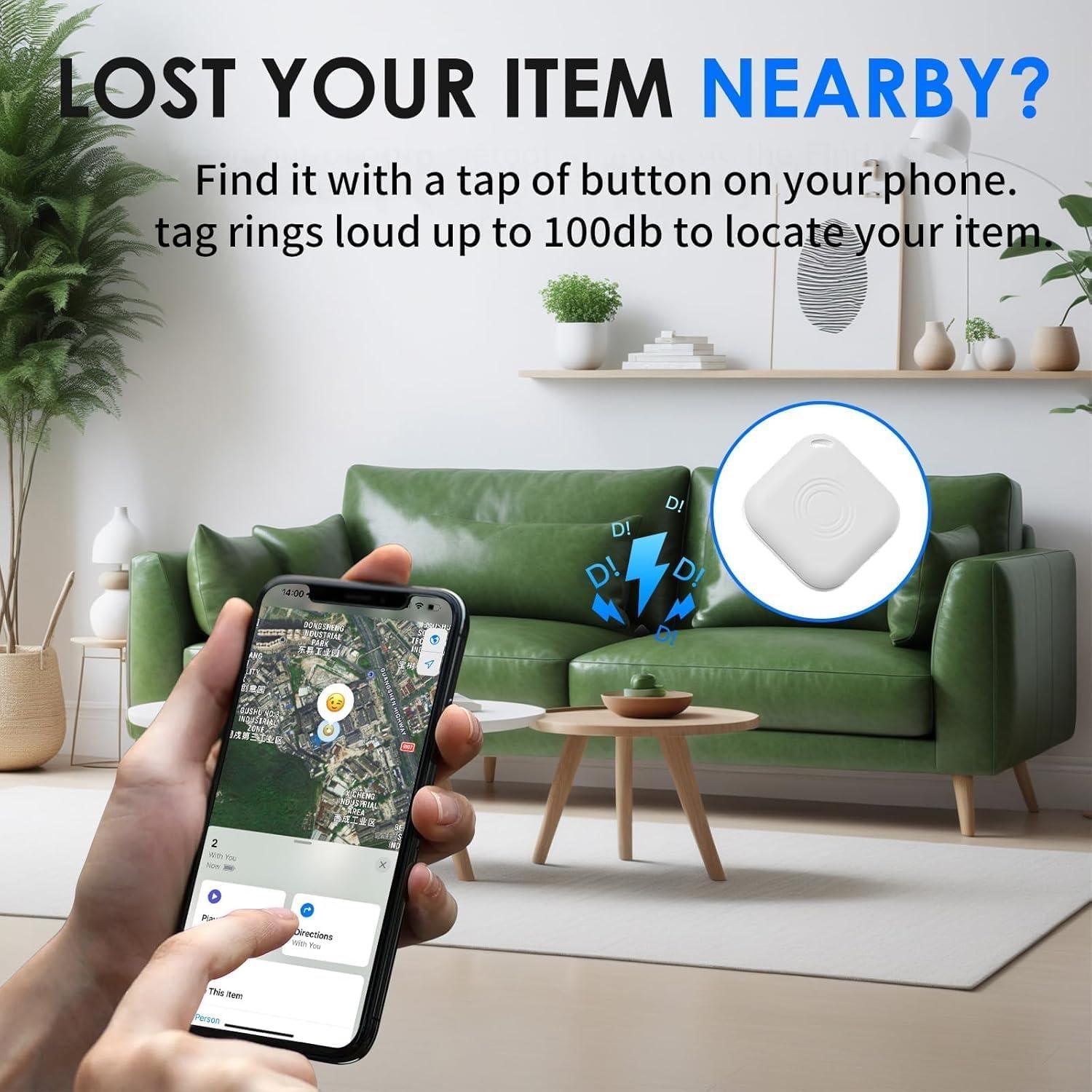 Paquete 2 Rastreador Bluetooth LAOLASEED Air Tracker IP67