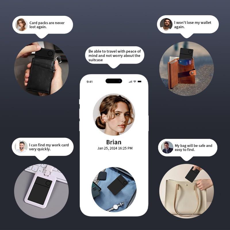 Rastreador Bluetooth de Tarjeta Refilerss - GPS para Cartera