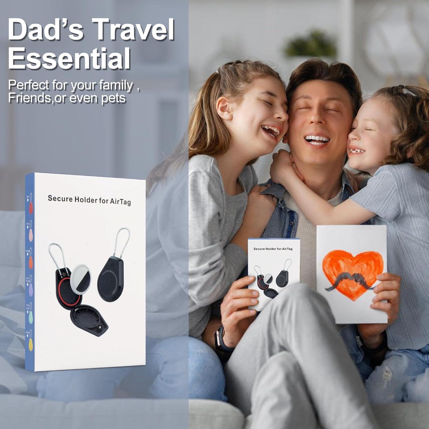 Soporte Impermeable para Air Tag HonShoop - 4 Fundas