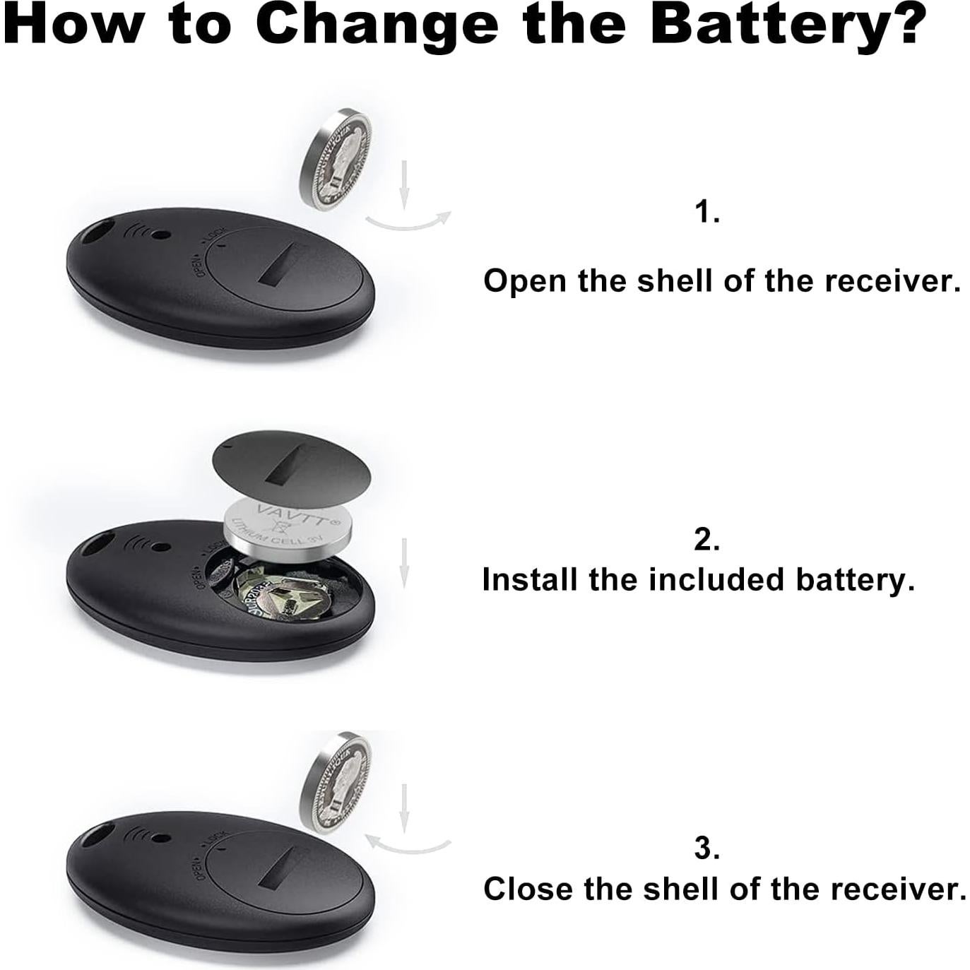 Localizador de Llaves Inalámbrico MYLAIM con Luz LED 40m
