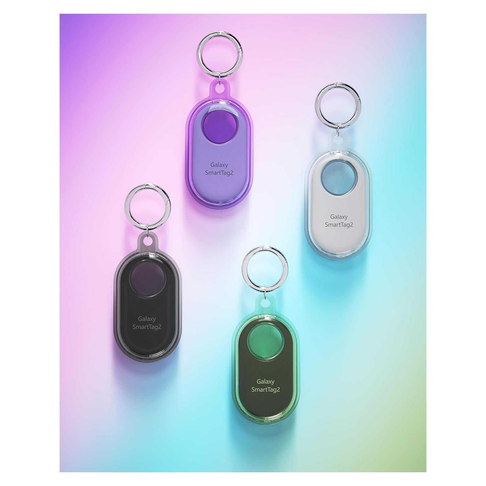 Paquete de 4 fundas para Samsung Galaxy Smart Tag 2 TPU