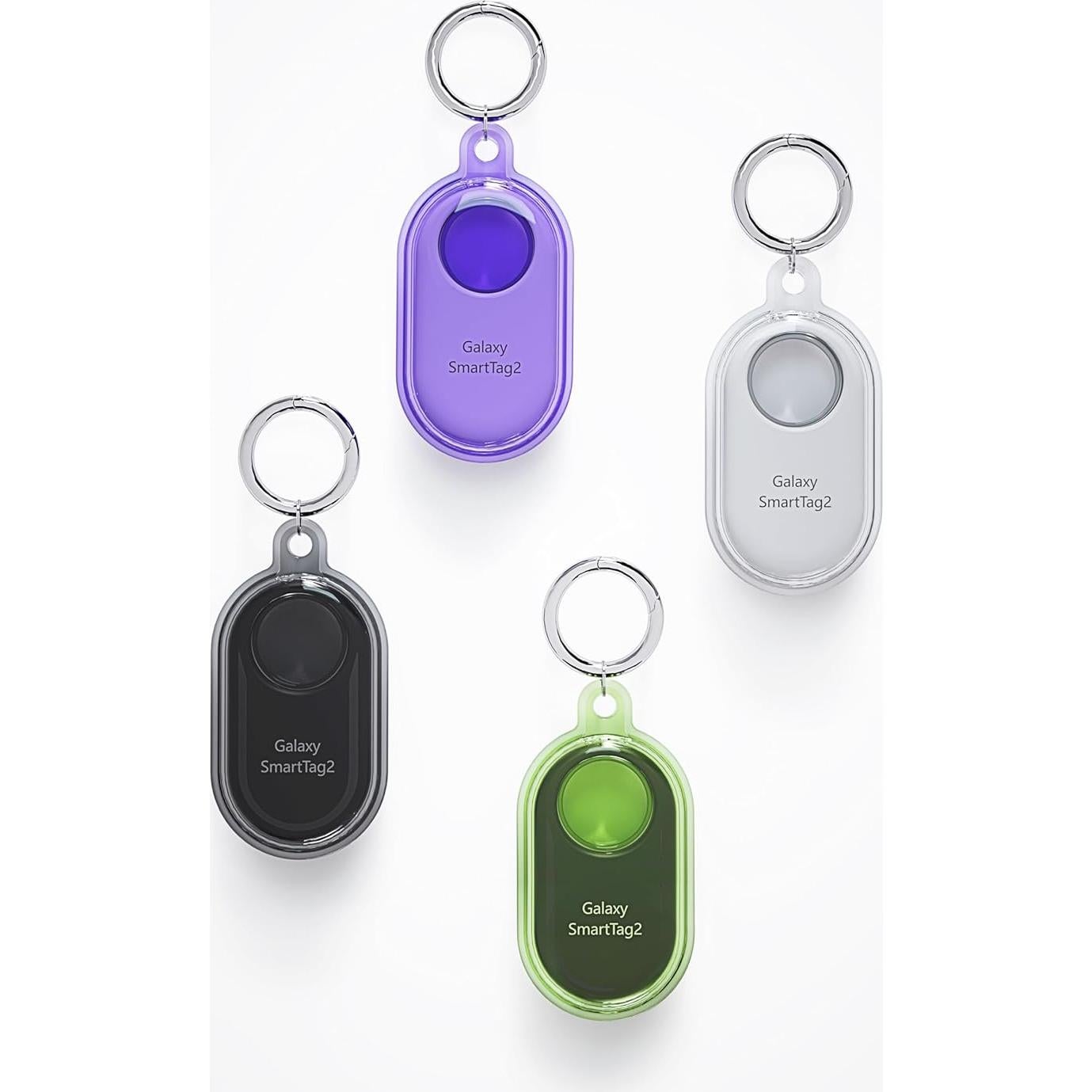 Paquete de 4 fundas para Samsung Galaxy Smart Tag 2 TPU