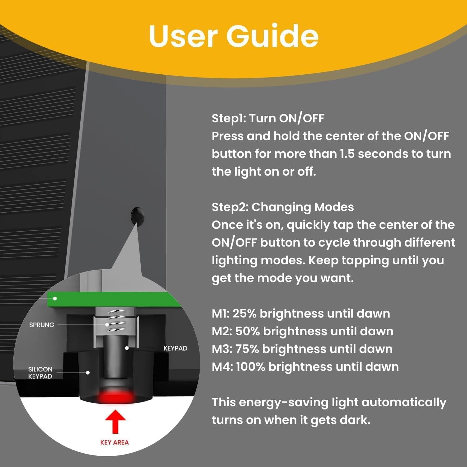 Luces Solares SOTTLOT 3000K 700LM IP65 para Exteriores