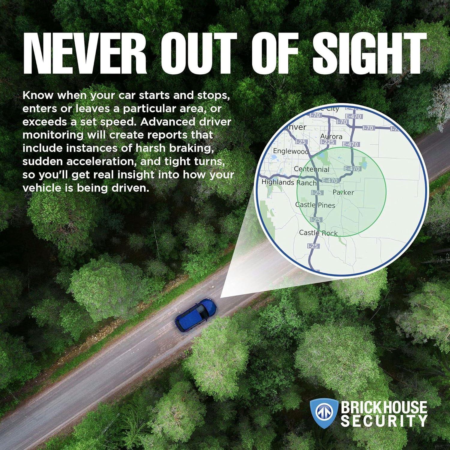 Rastreador GPS Brickhouse Security TrackPort Pro OBD-II