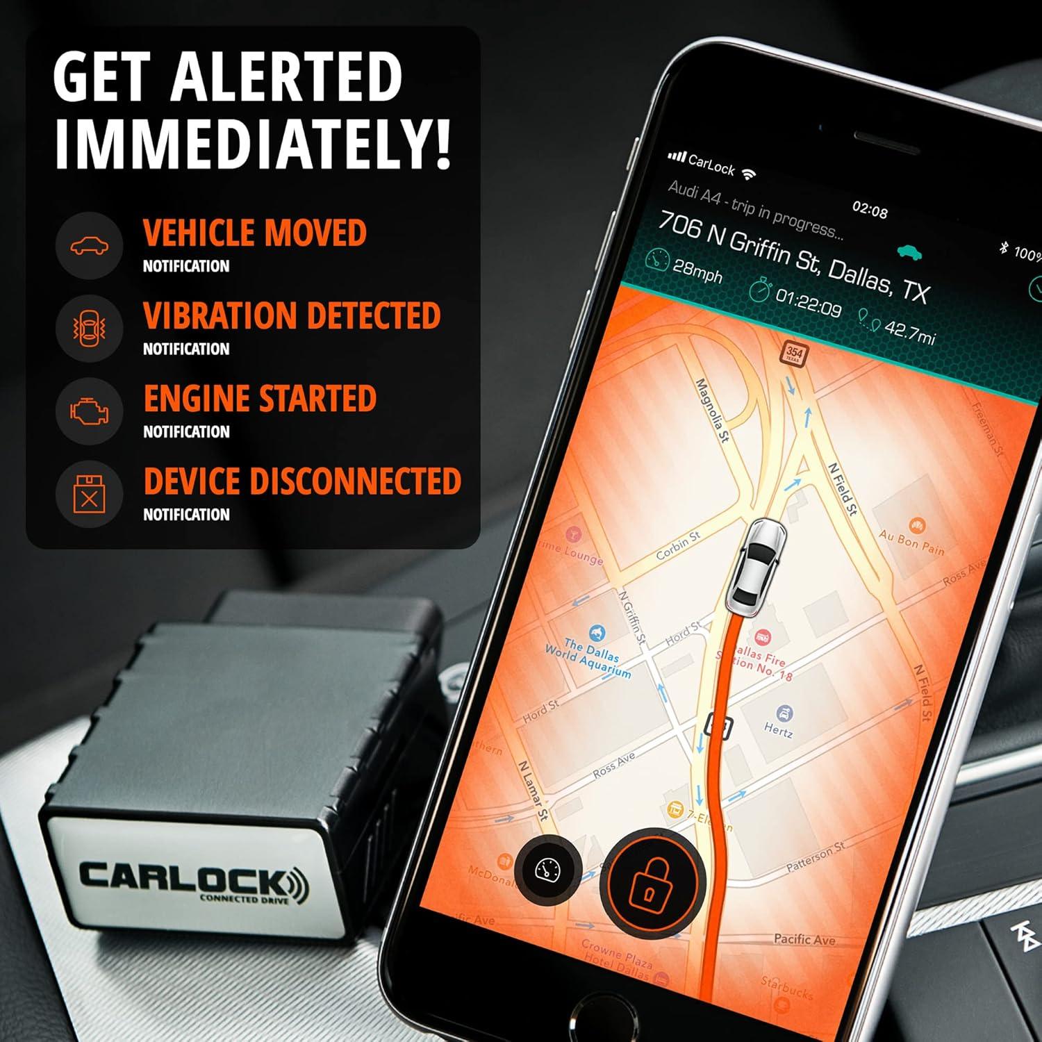 Paquete de Seguridad CARLOCK 2.0: Rastreador GPS y Alarma
