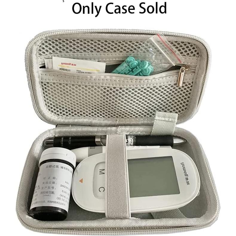 Bolsa Organizador Diabético YHENCY A-Gris Pequeña Compacta