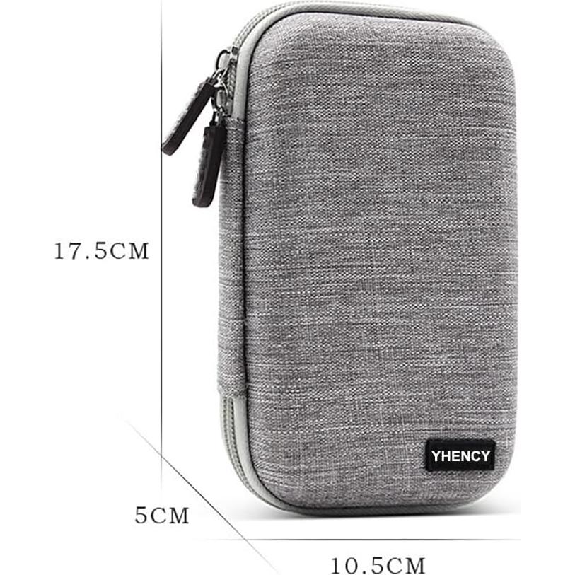Bolsa Organizador Diabético YHENCY A-Gris Pequeña Compacta