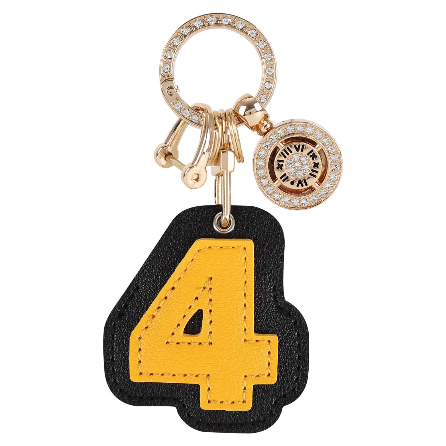 Funda de cuero para AirTag ZZBBFDJY con llavero metálico