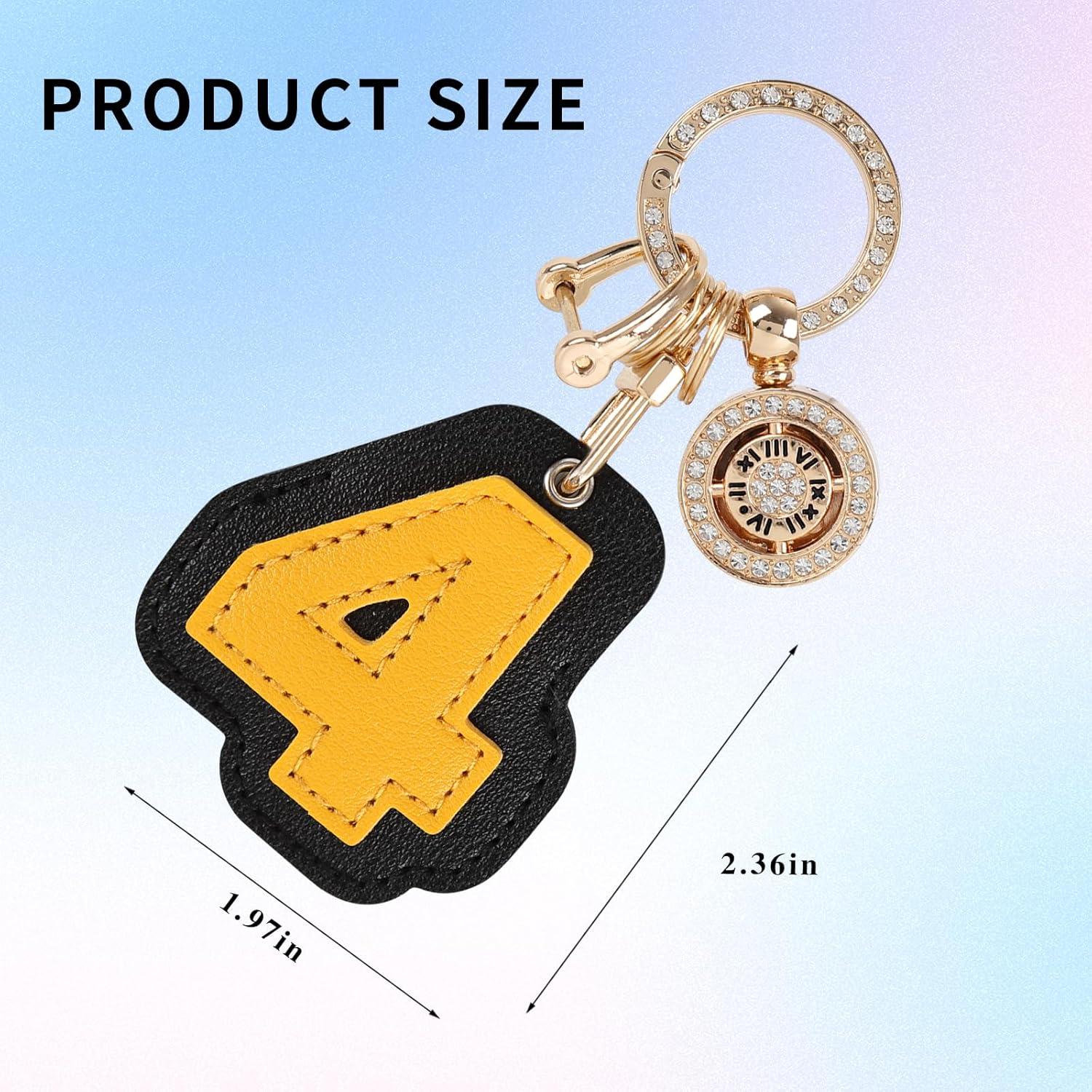 Funda de cuero para AirTag ZZBBFDJY con llavero metálico