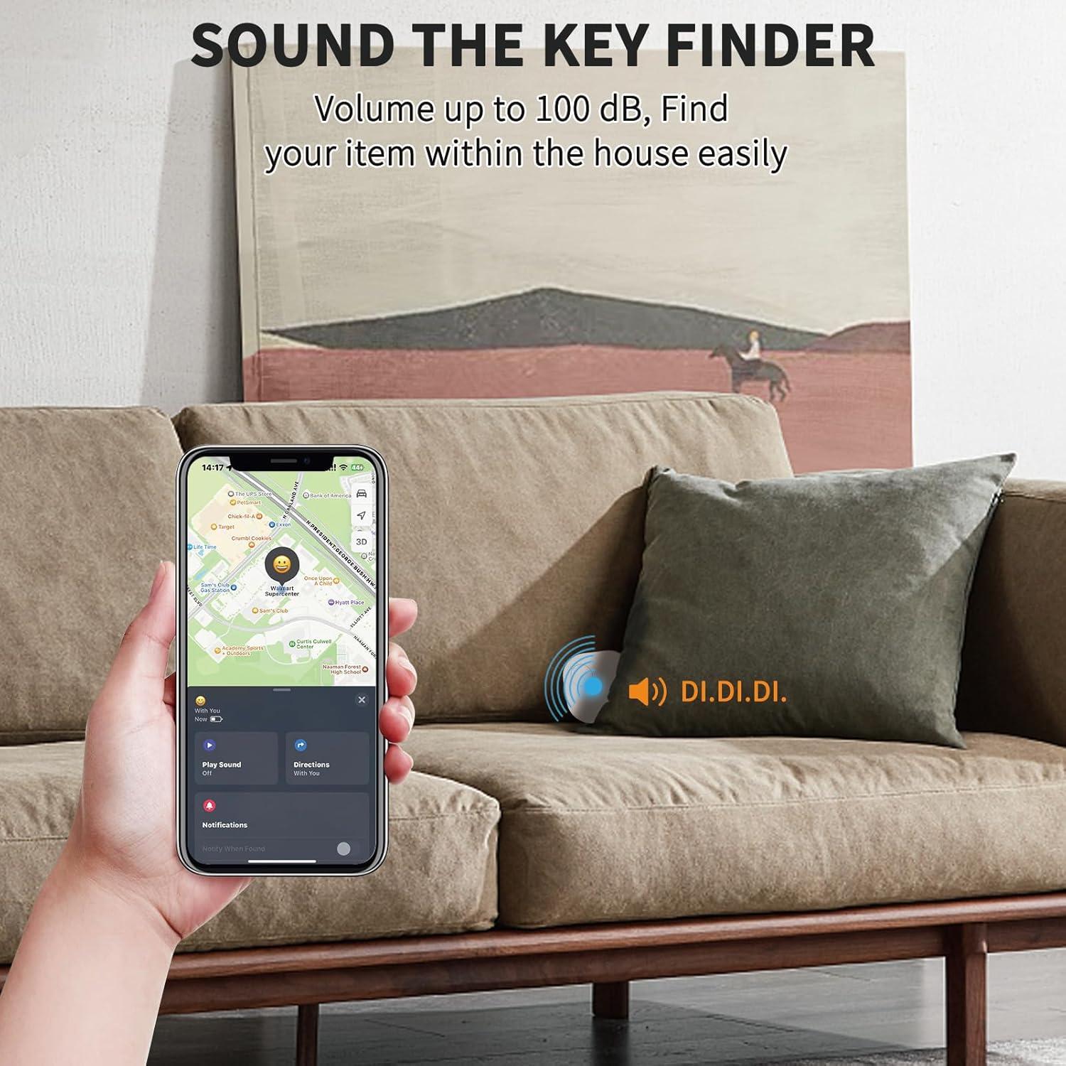 Rastreador Bluetooth Micflip para Llaves y Artículos - Paquete de 2