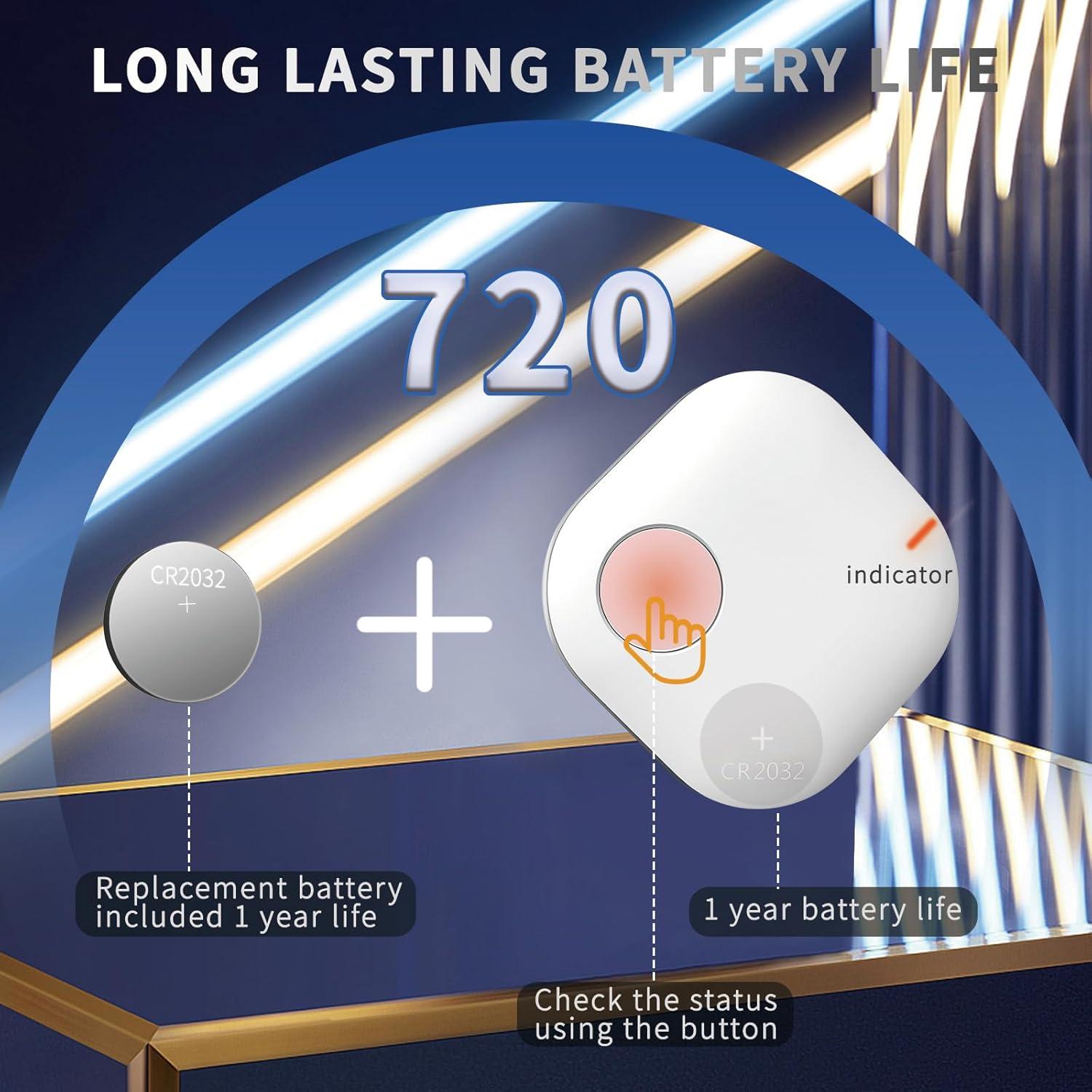 Rastreador Bluetooth Micflip para Llaves y Artículos - Paquete de 2