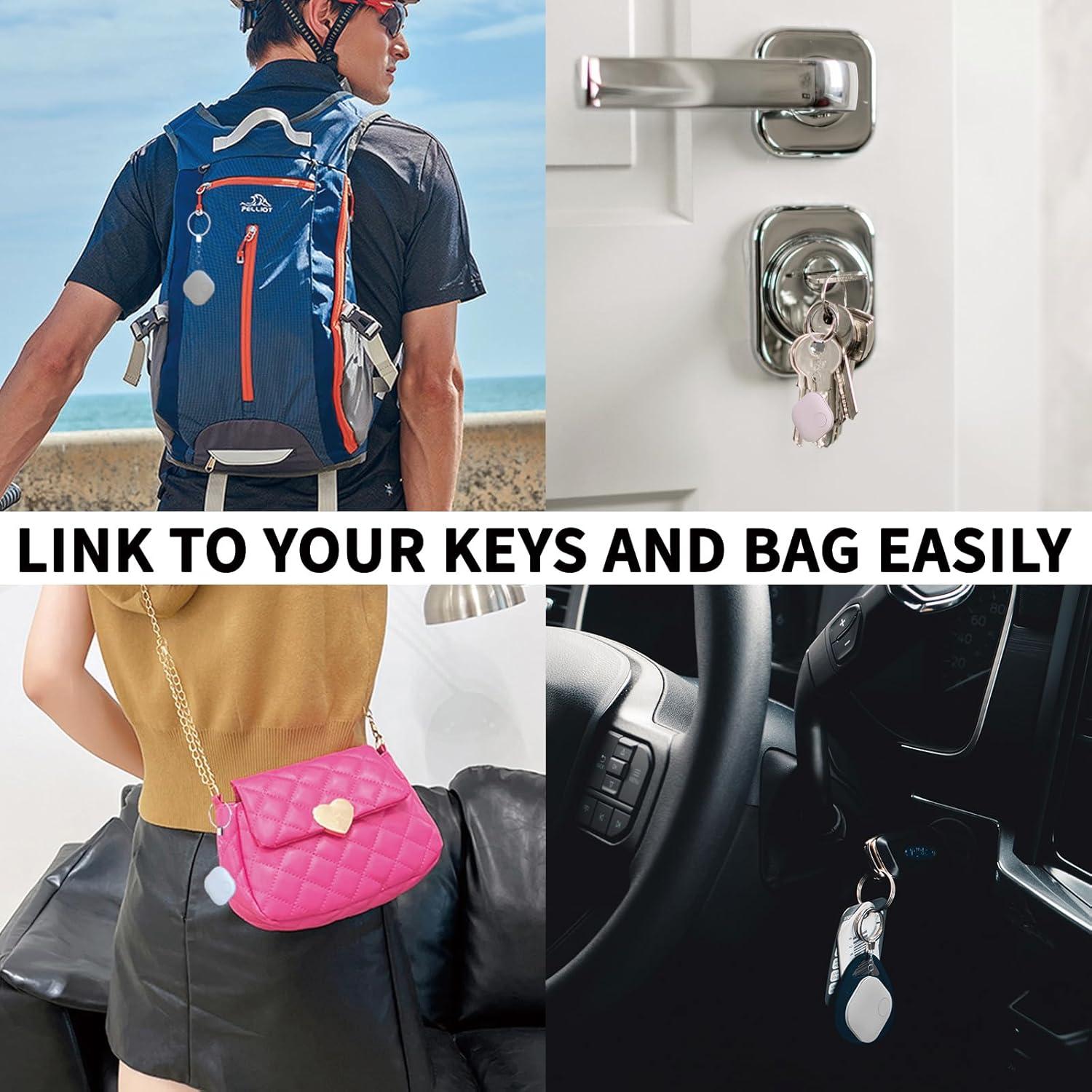 Rastreador Bluetooth Micflip para Llaves y Artículos - Paquete de 2