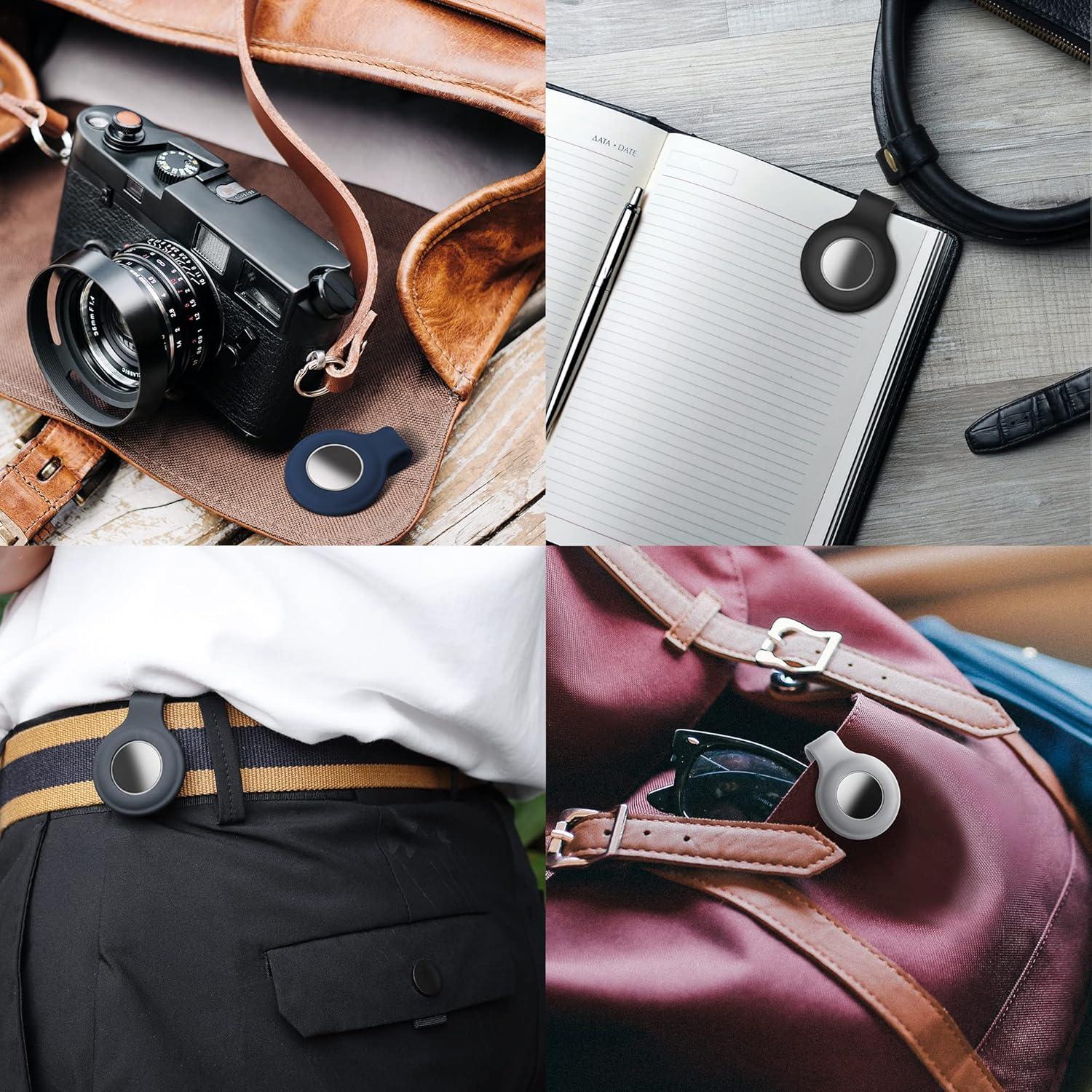 Clip de Silicona KW-Commerce para Apple AirTag - Azul Oscuro