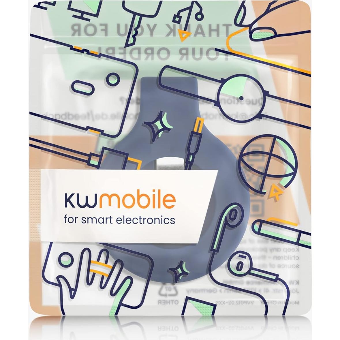 Clip de Silicona KW-Commerce para Apple AirTag - Azul Oscuro