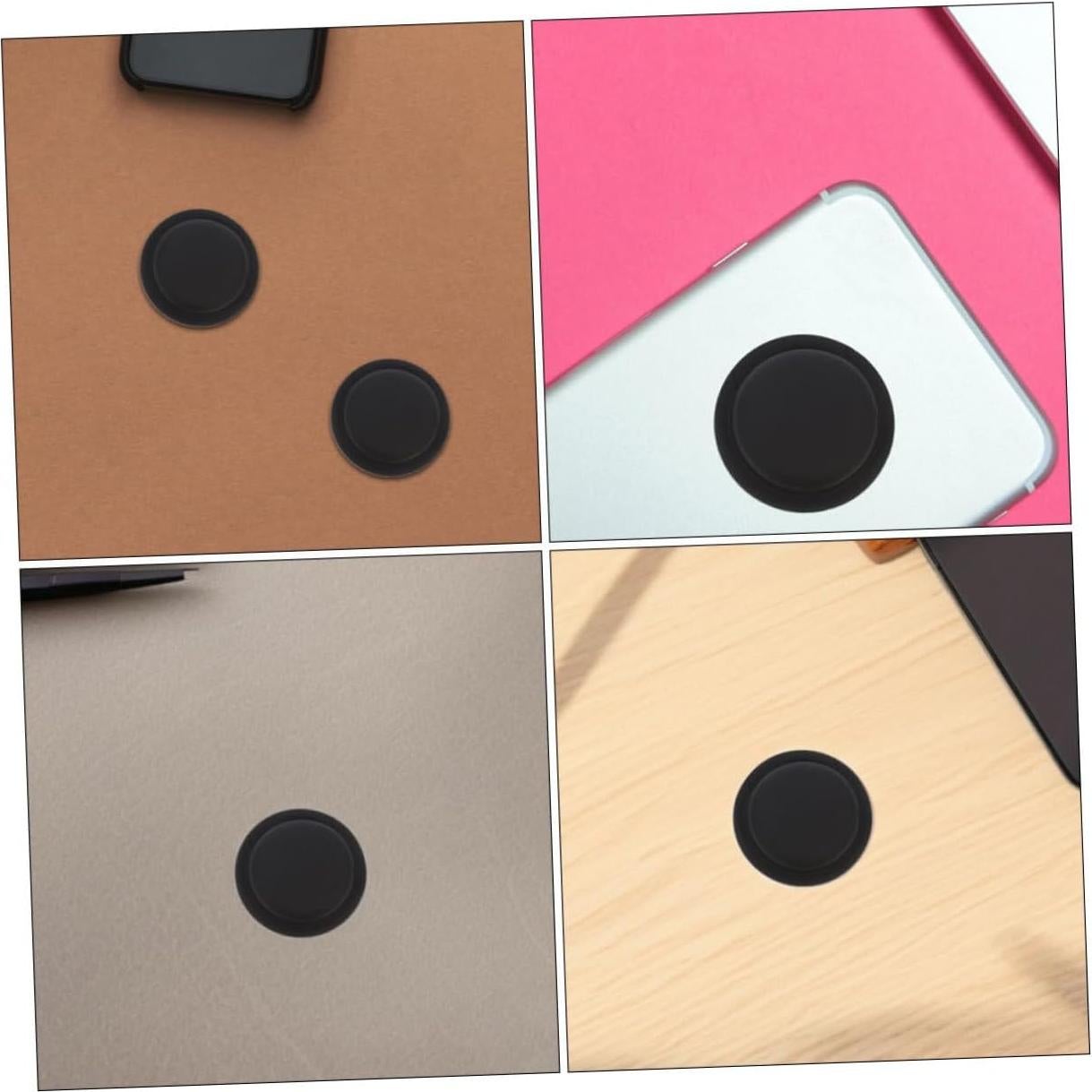 Angoily Silicone Tag Sleeve for Item Tracker 4pcs Soft Tag Case Protector Pet Tag Holder Locator Tag Case for Dog and Cat Finder Black