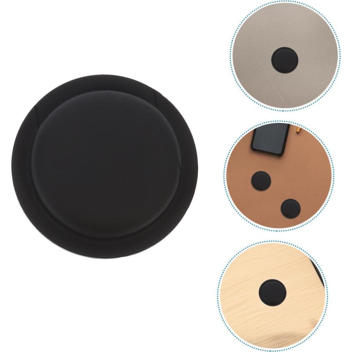 Angoily Silicone Tag Sleeve for Item Tracker 4pcs Soft Tag Case Protector Pet Tag Holder Locator Tag Case for Dog and Cat Finder Black