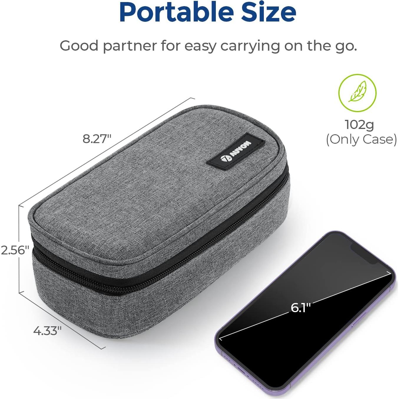 Funda Aislada para Insulina AUVON con 2 Paquetes de Hielo