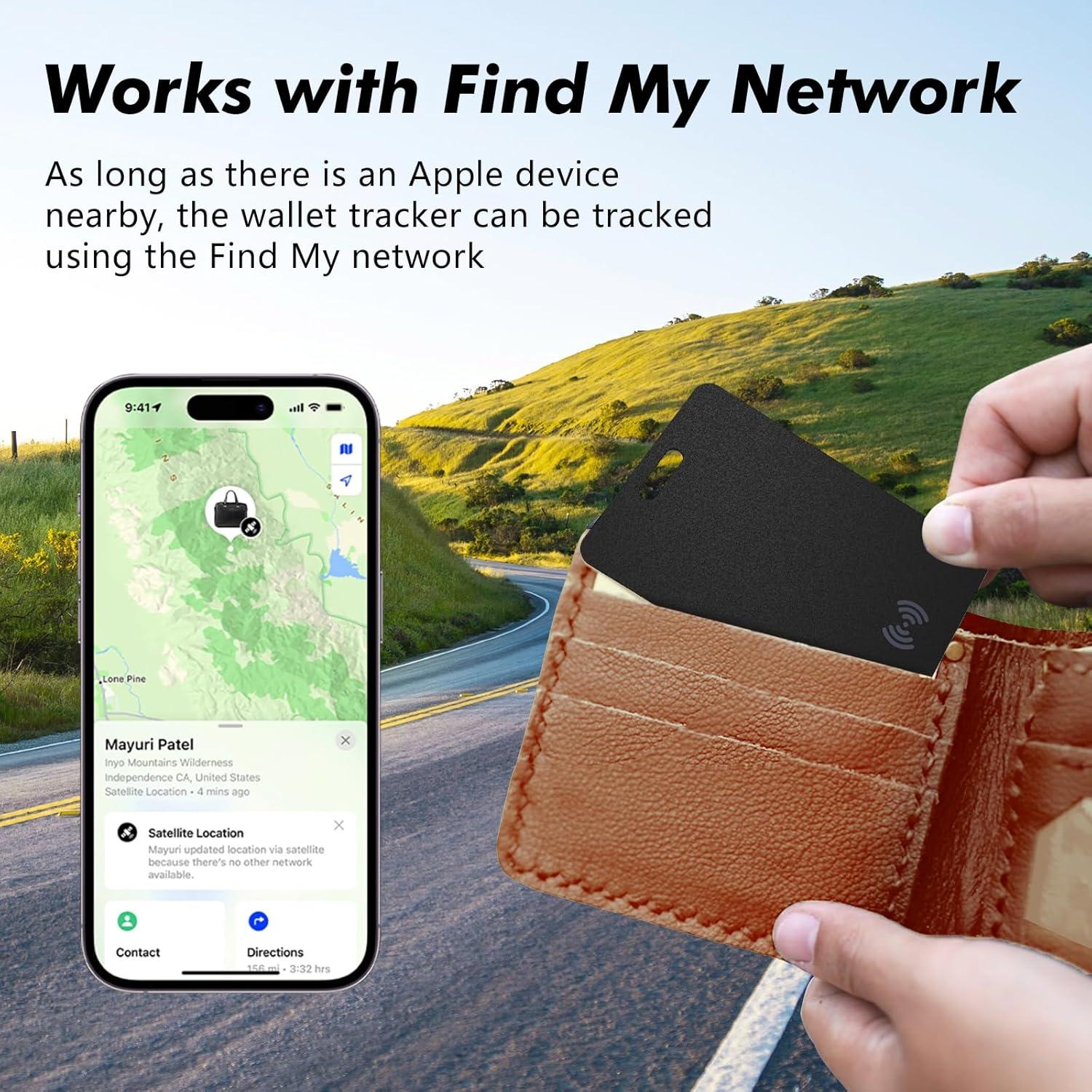 Tarjeta Rastreadora Inalámbrica Qoosea para Cartera y Pasaporte