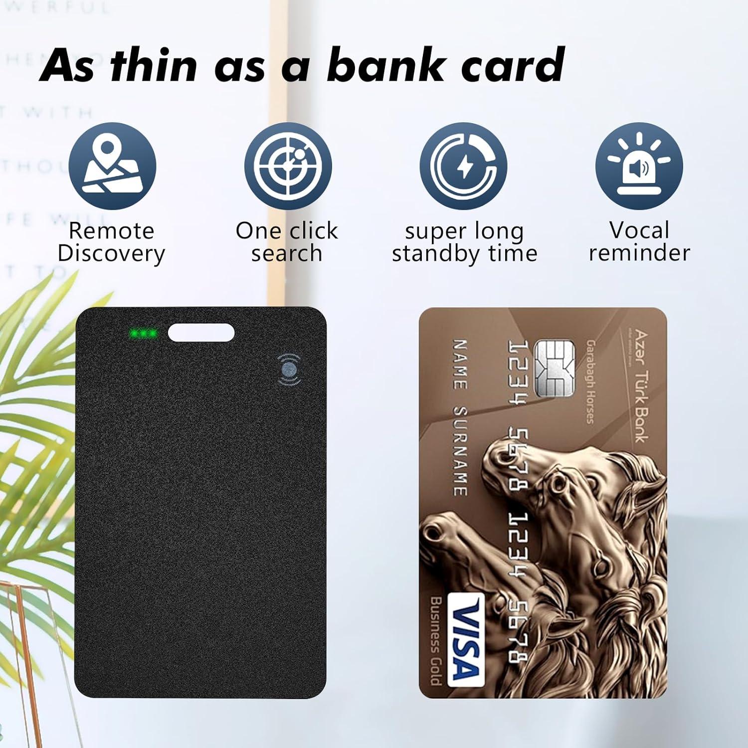 Tarjeta Rastreadora Inalámbrica Qoosea para Cartera y Pasaporte