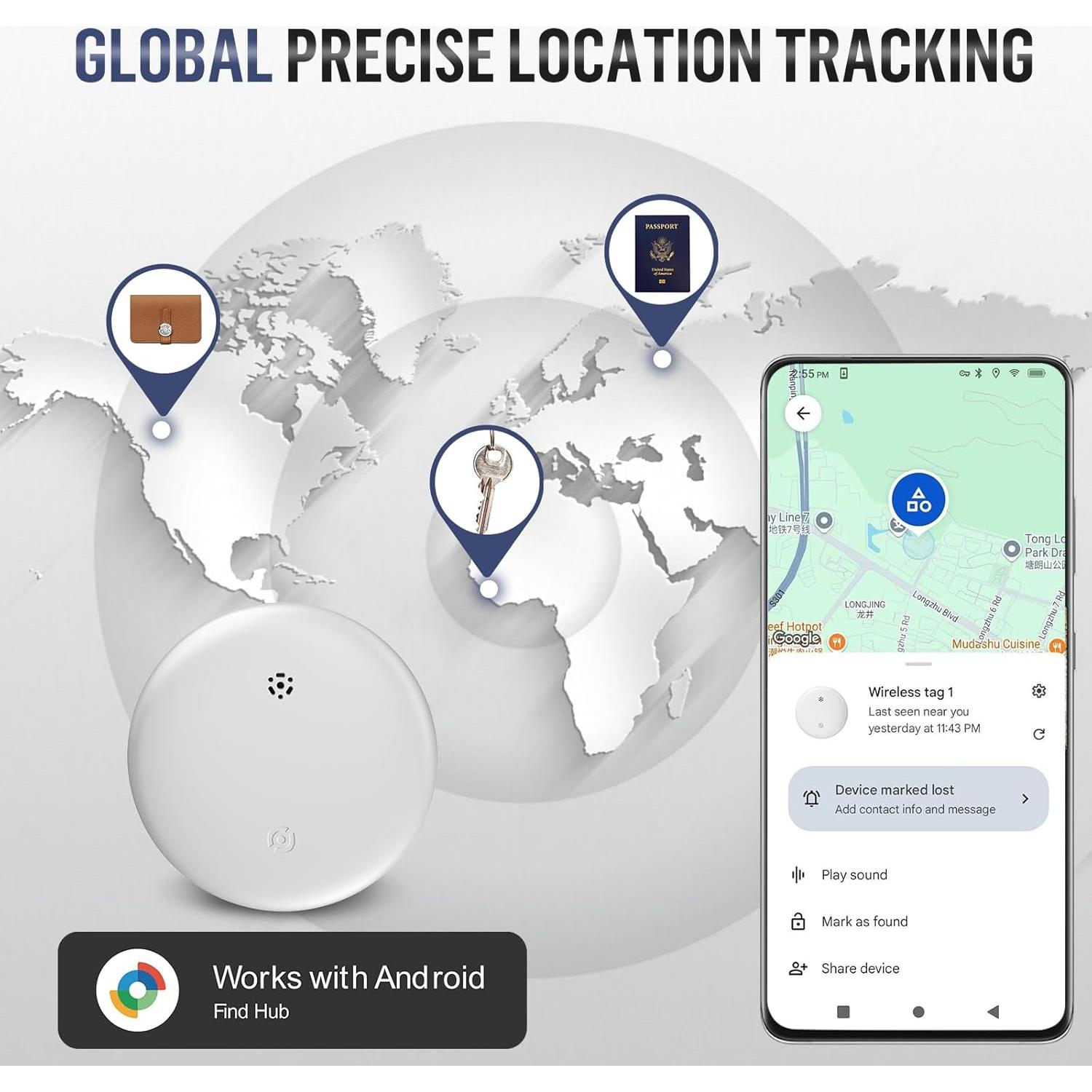 Localizador Bluetooth Midlocater S10-ad Impermeable IP67 2 Pzs