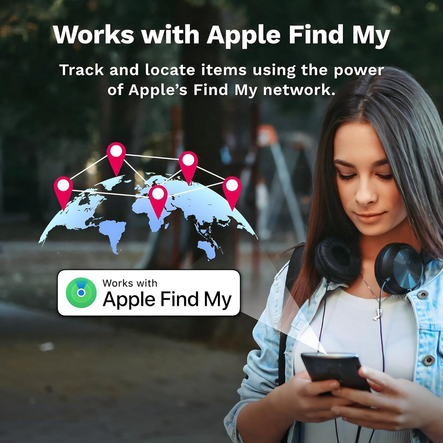 Localizador Bluetooth LINKSTYLE NIJITAG 2-Pack Gris Carbón