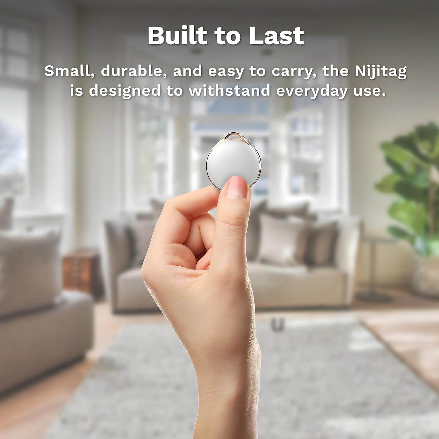 Localizador Bluetooth LINKSTYLE NIJITAG 2-Pack Gris Carbón