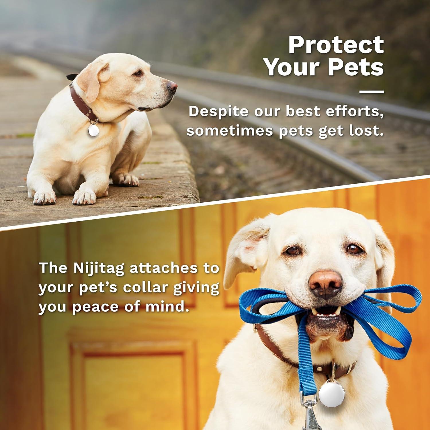 Localizador Bluetooth LINKSTYLE NIJITAG 2-Pack Gris Carbón