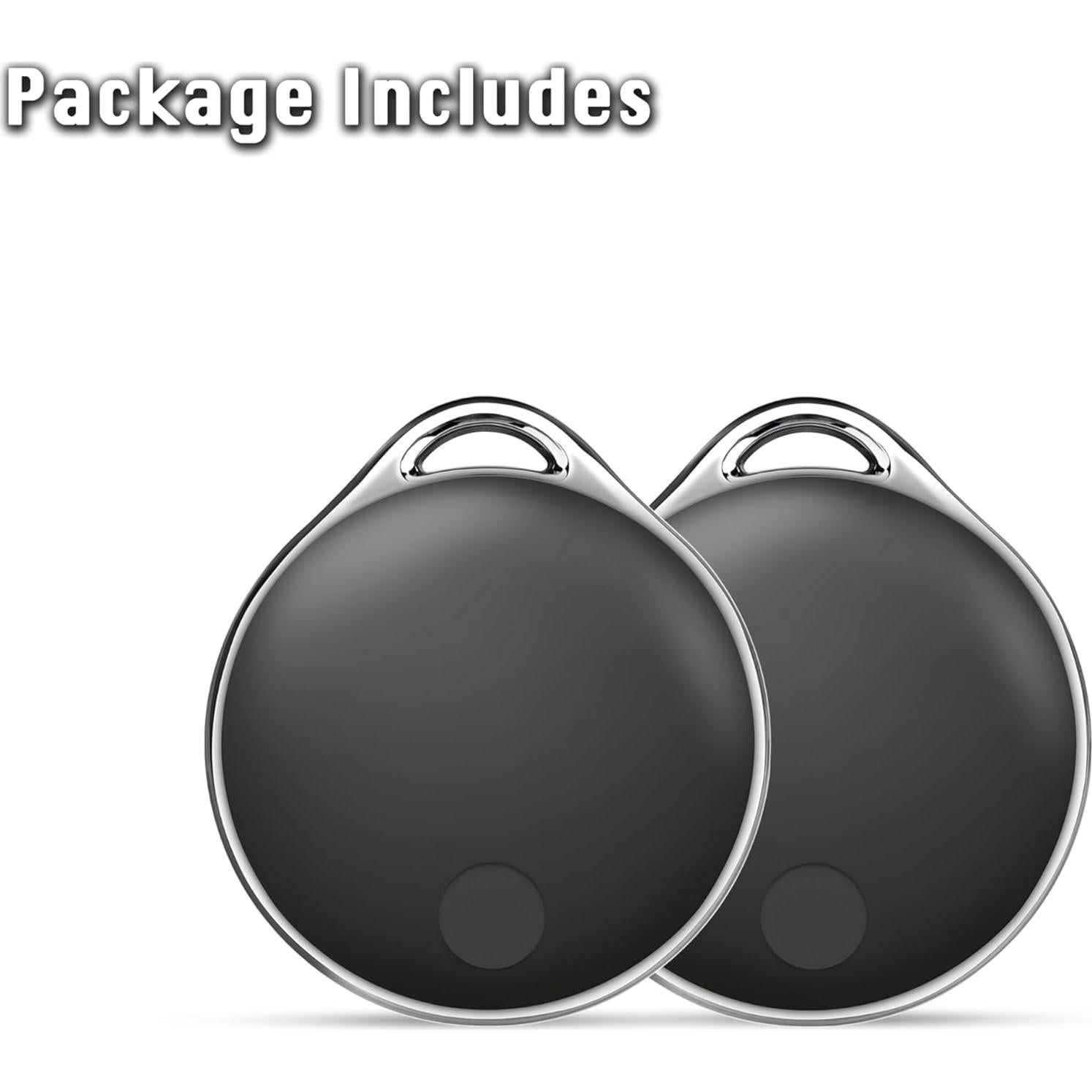 Localizador Bluetooth LINKSTYLE NIJITAG 2-Pack Gris Carbón