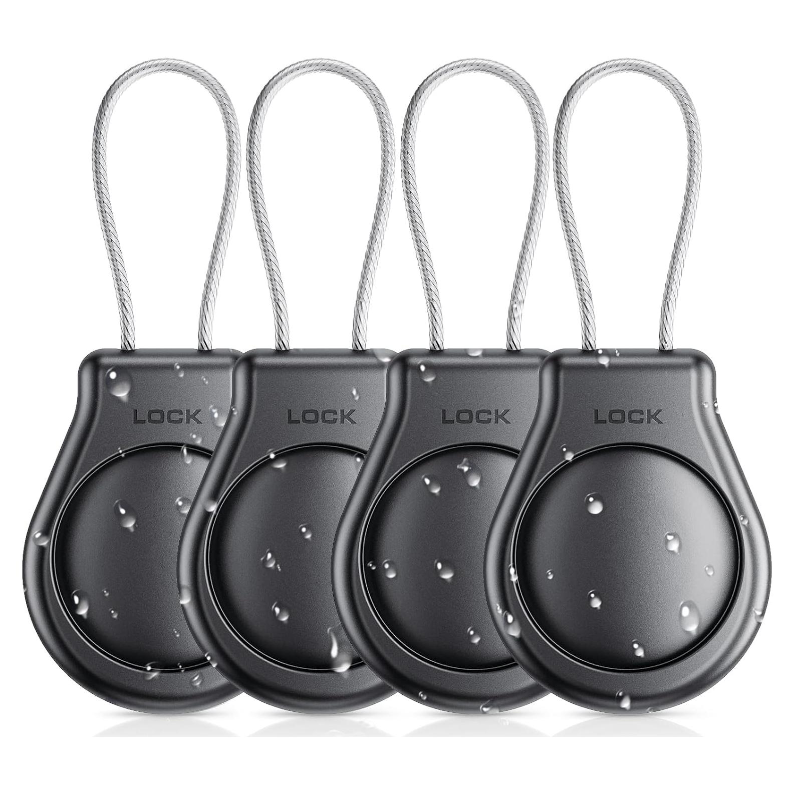 Soporte impermeable AirTag Gotubiim 4 Pack llavero