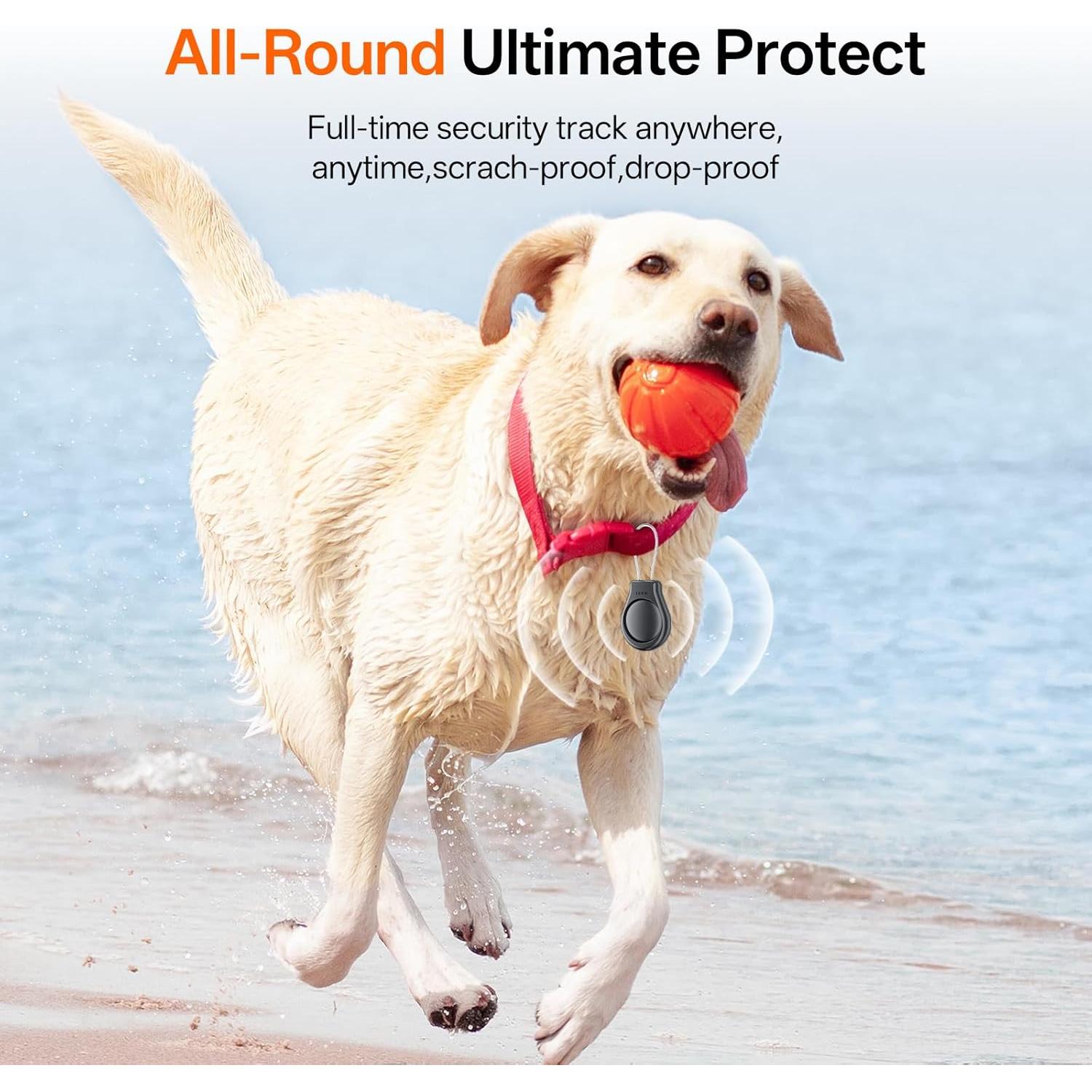 Soporte impermeable AirTag Gotubiim 4 Pack llavero