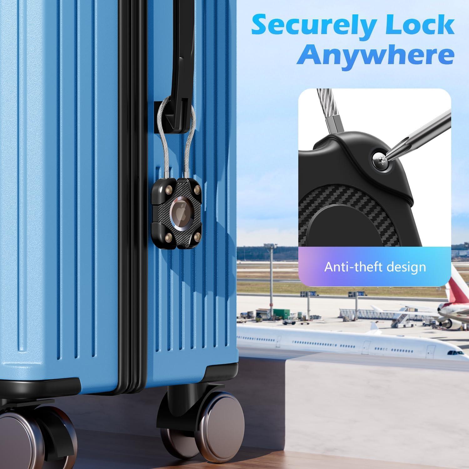 Soporte Impermeable ALAFLY para AirTag Negro IP67 4 Pack