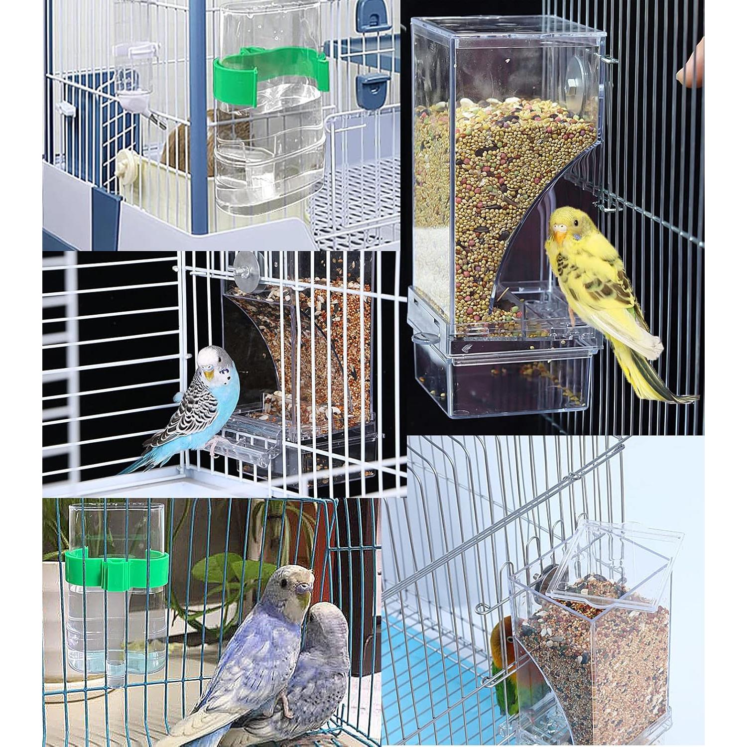 Conjunto dispensador agua y comedero aves Kenond 250g