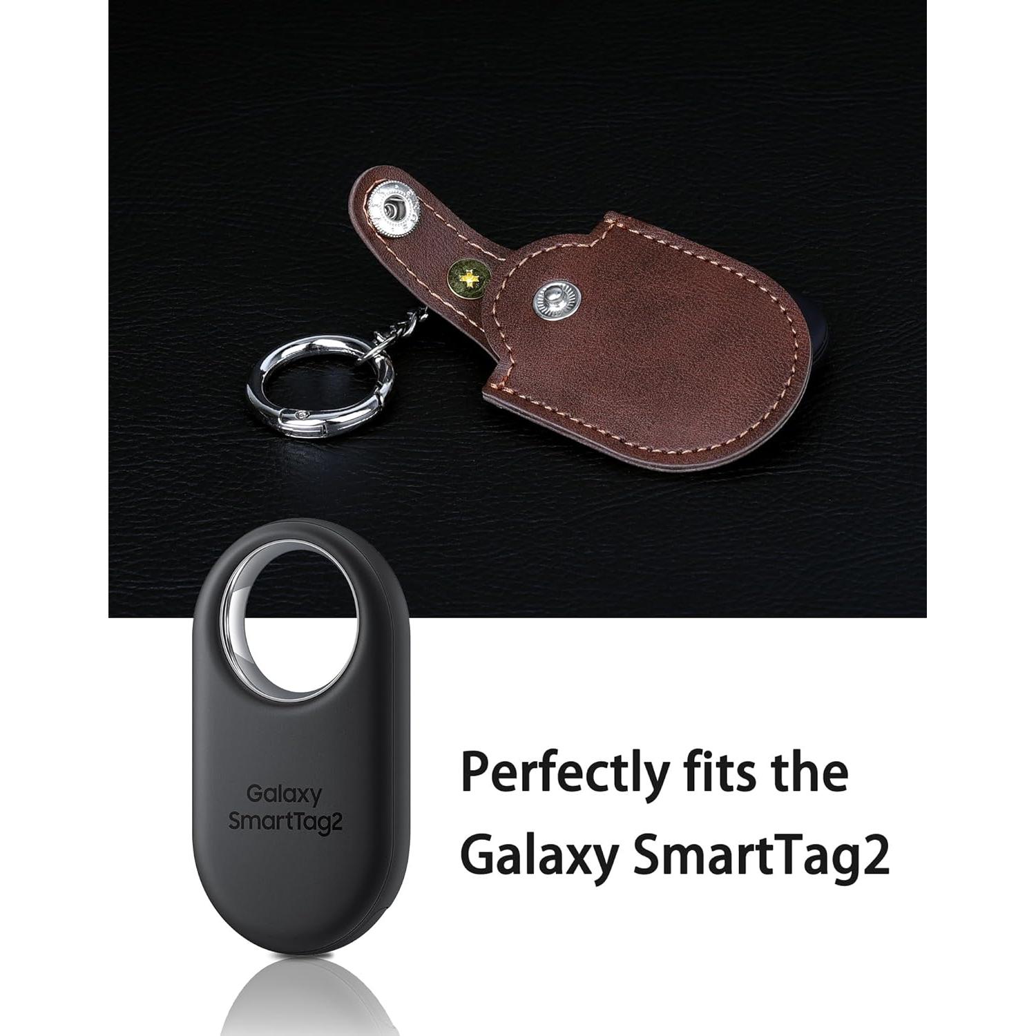 Funda de Cuero Foluu para Samsung Galaxy SmartTag2 2023