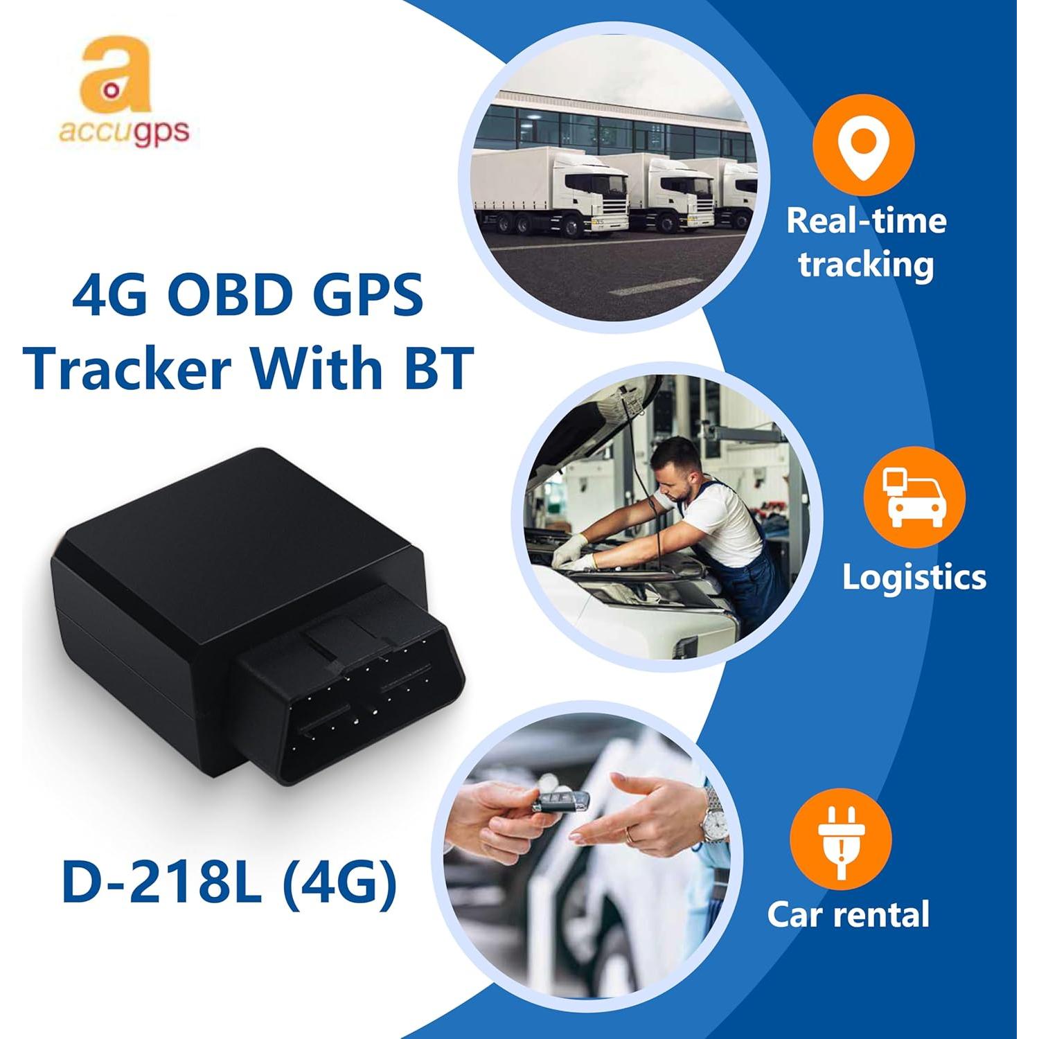 GPS Tracker Mini AccuGPS D-218L para Vehículos Seguimiento