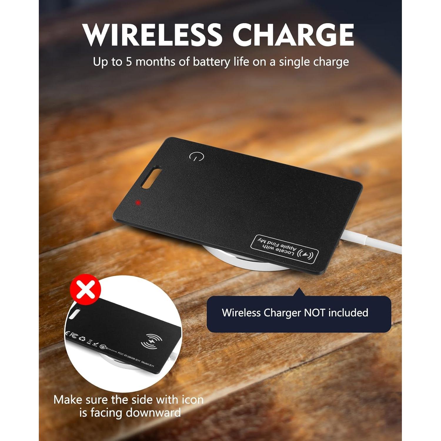 Tarjeta Rastreador Bluetooth Midlocater para iOS - Negro